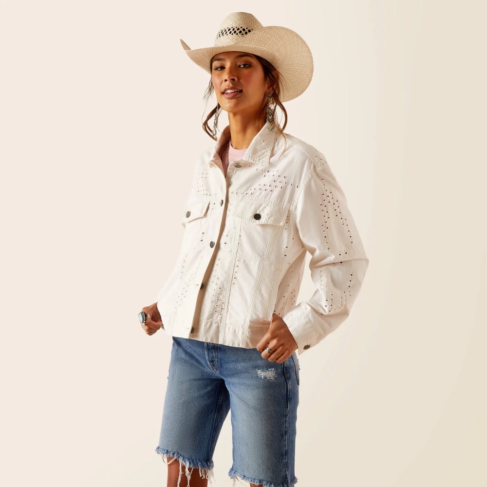ARIAT Love it Jacket Cloud Dancer Size XS NWT